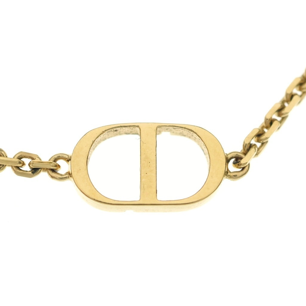 DIOR(ディオール) Petit CD プチ ロゴ ダブル チェーンネックレス ゴールド レディース