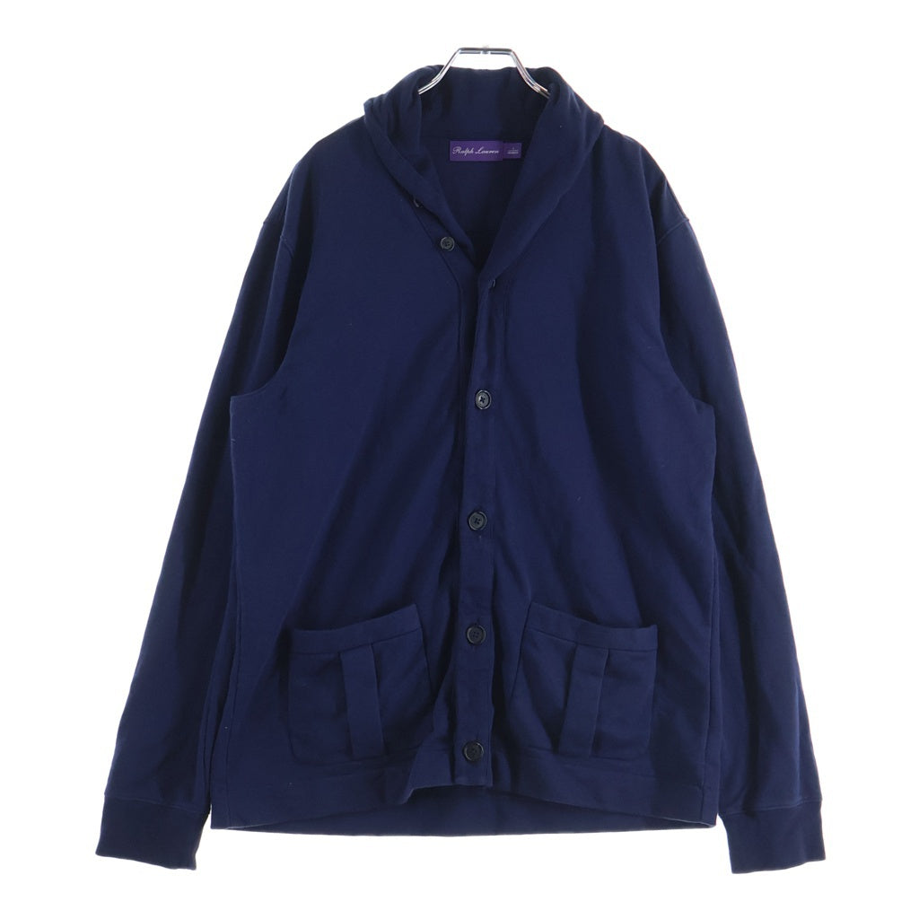 RALPH LAUREN(ラルフローレン) ショールカラー スウェット 長袖 カーディガン ネイビー