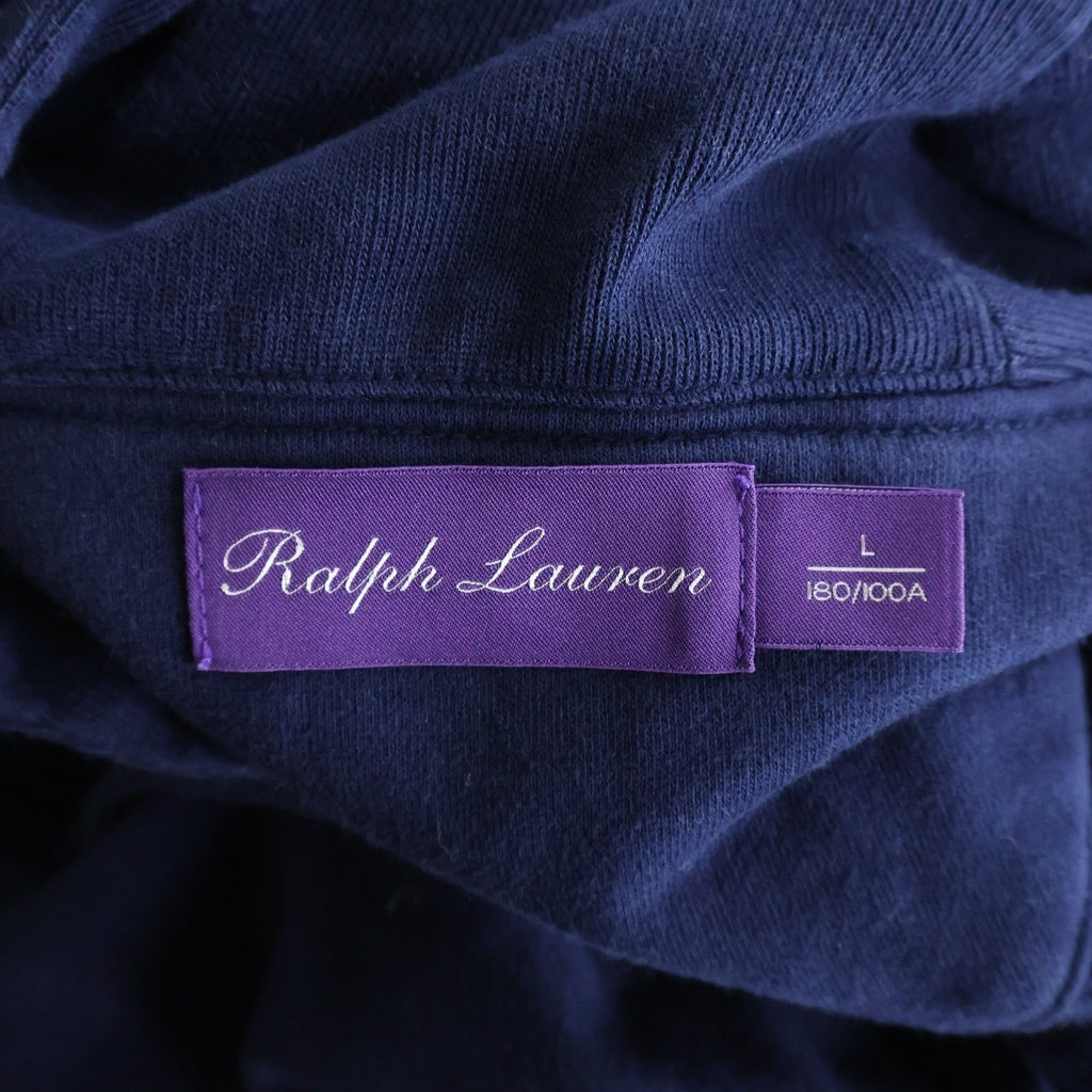 RALPH LAUREN(ラルフローレン) ショールカラー スウェット 長袖 カーディガン ネイビー