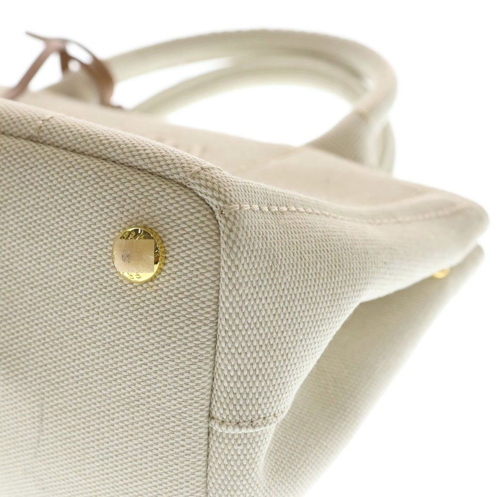 PRADA(プラダ) ジャルディニエール リネンブレンド ミニハンドバッグ ショルダーバッグ 2WAY ナチュラル 1BA038 レディース