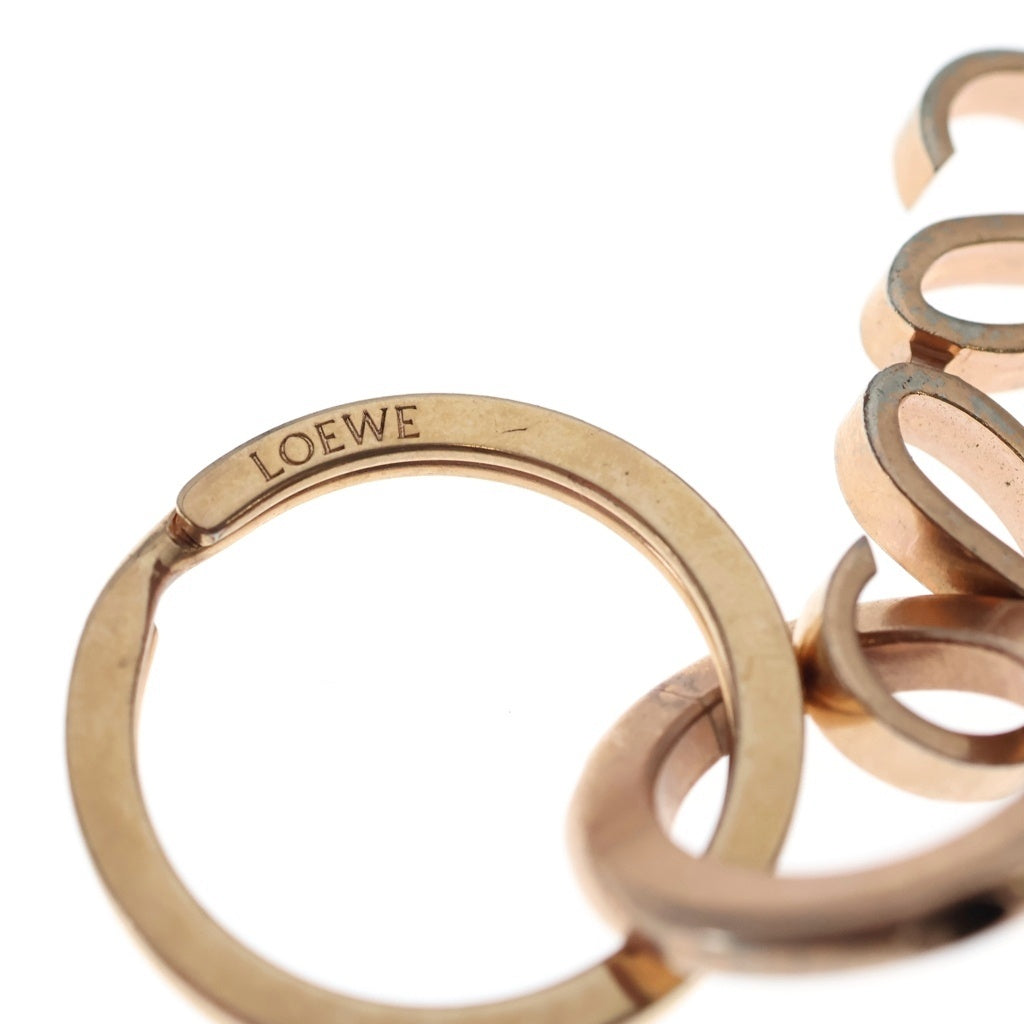 LOEWE(ロエベ) アナグラム ロゴ キーリング キーホルダー バッグチャーム 111.29.203 9500 ローズゴールド