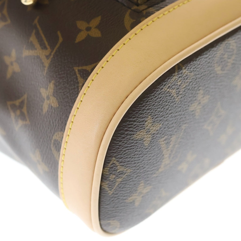LOUIS VUITTON(ルイヴィトン) モノグラム モンスリ PM バックパック リュックサック ブラウン PVC M11198 ICタイプ レディース
