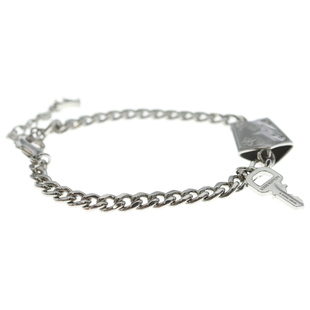 LOUIS VUITTON(ルイヴィトン) ブレスレット・LV タグ チェーン キー 鍵 クロシェット ブレスレット バングル M03861 シルバー レディース