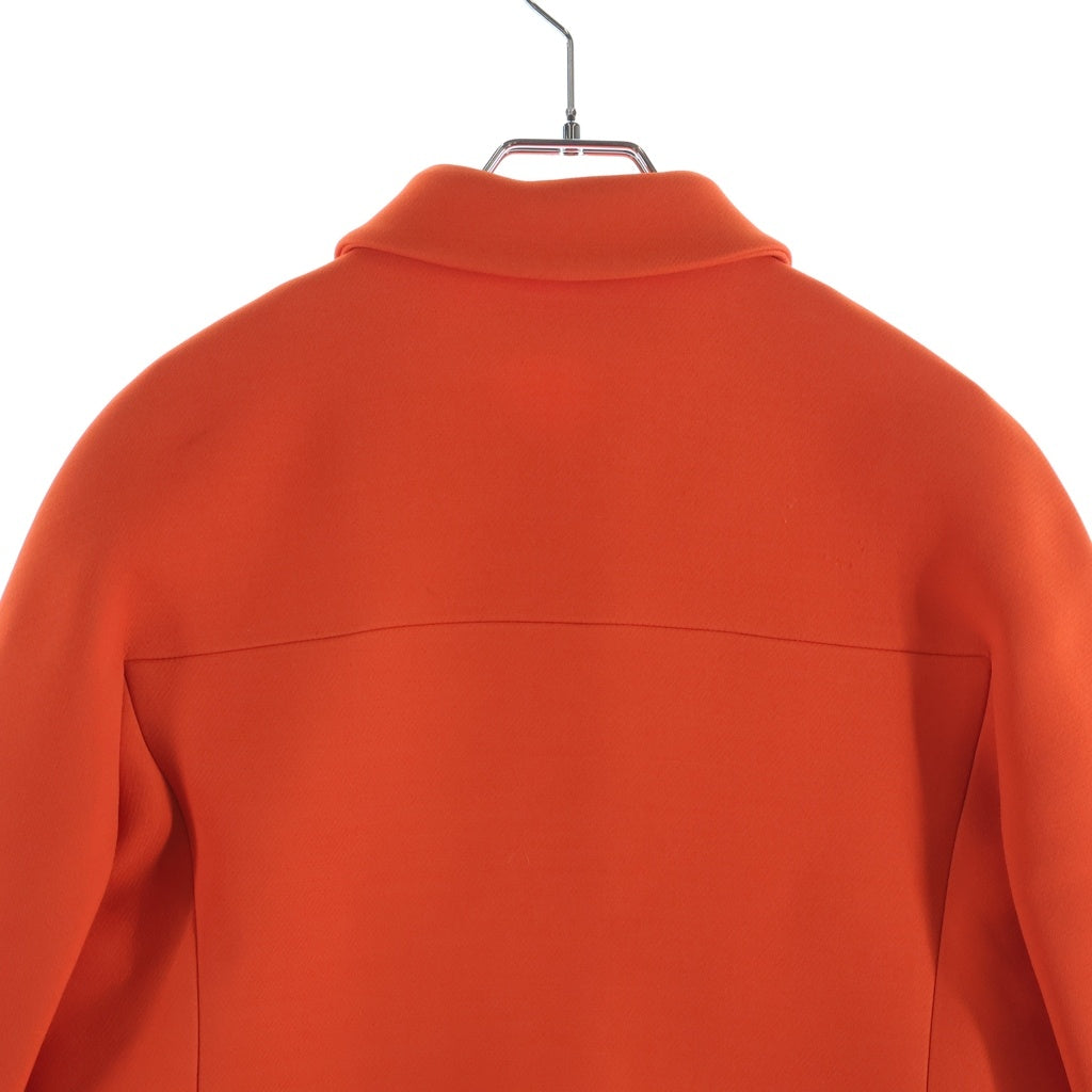 DIOR(ディオール) シルク混 ウール クロップド ジャケット オレンジ レディース 221V07A1162