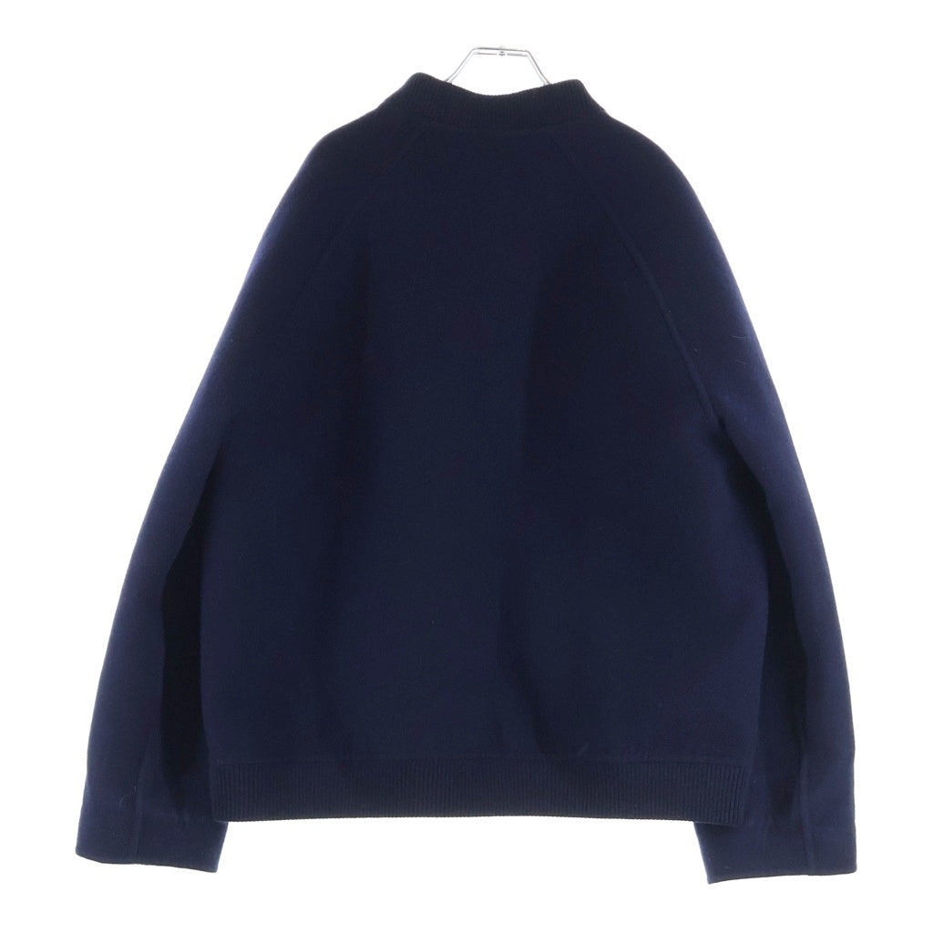LOUIS VUITTON(ルイヴィトン) 25SS モノグラム リバーシブル メルトンウール ジップアップ ジャケット ブルゾン ブラック/ネイビー RM251MF YLW HSFB2E