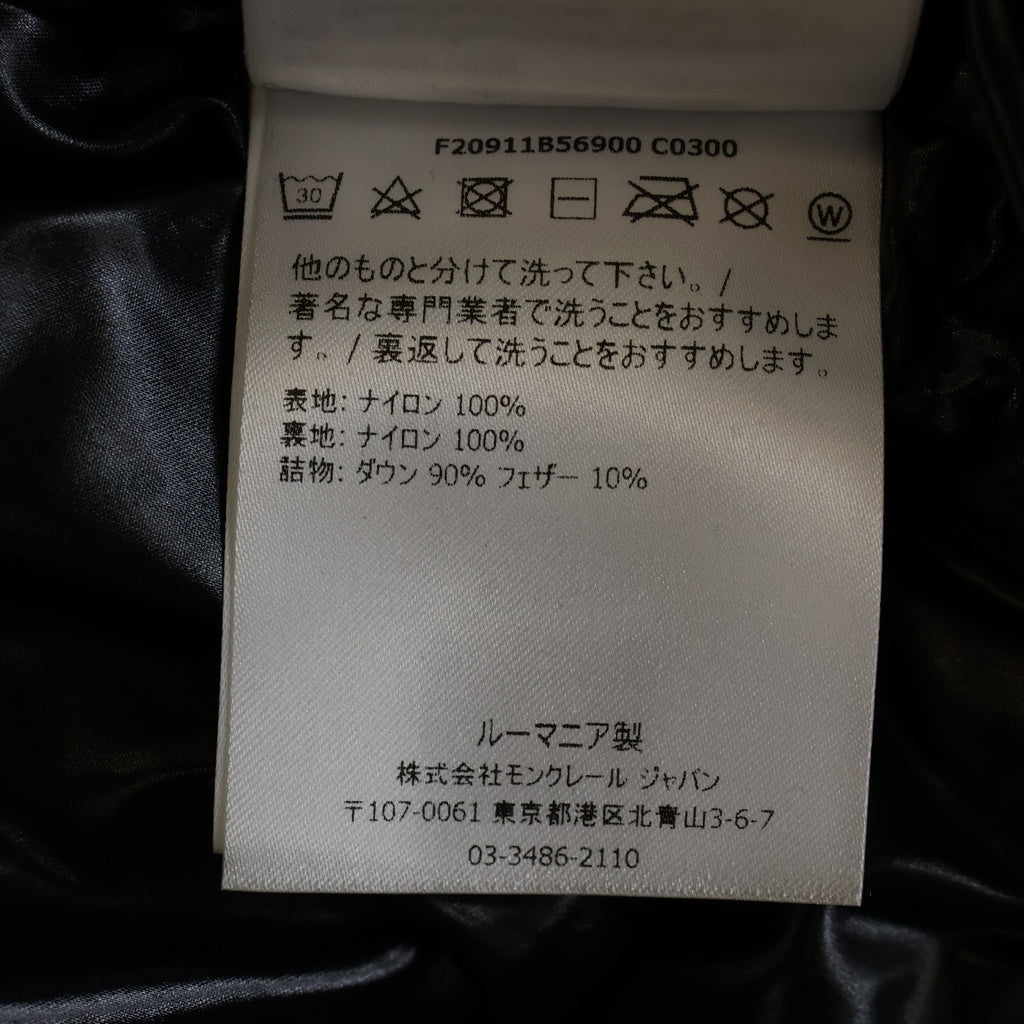 MONCLER(モンクレール) MONTCLA JACKET モンクラ ロゴ刺繍 ダウンジャケット フード付き ナイロン ブラック F20911B56900