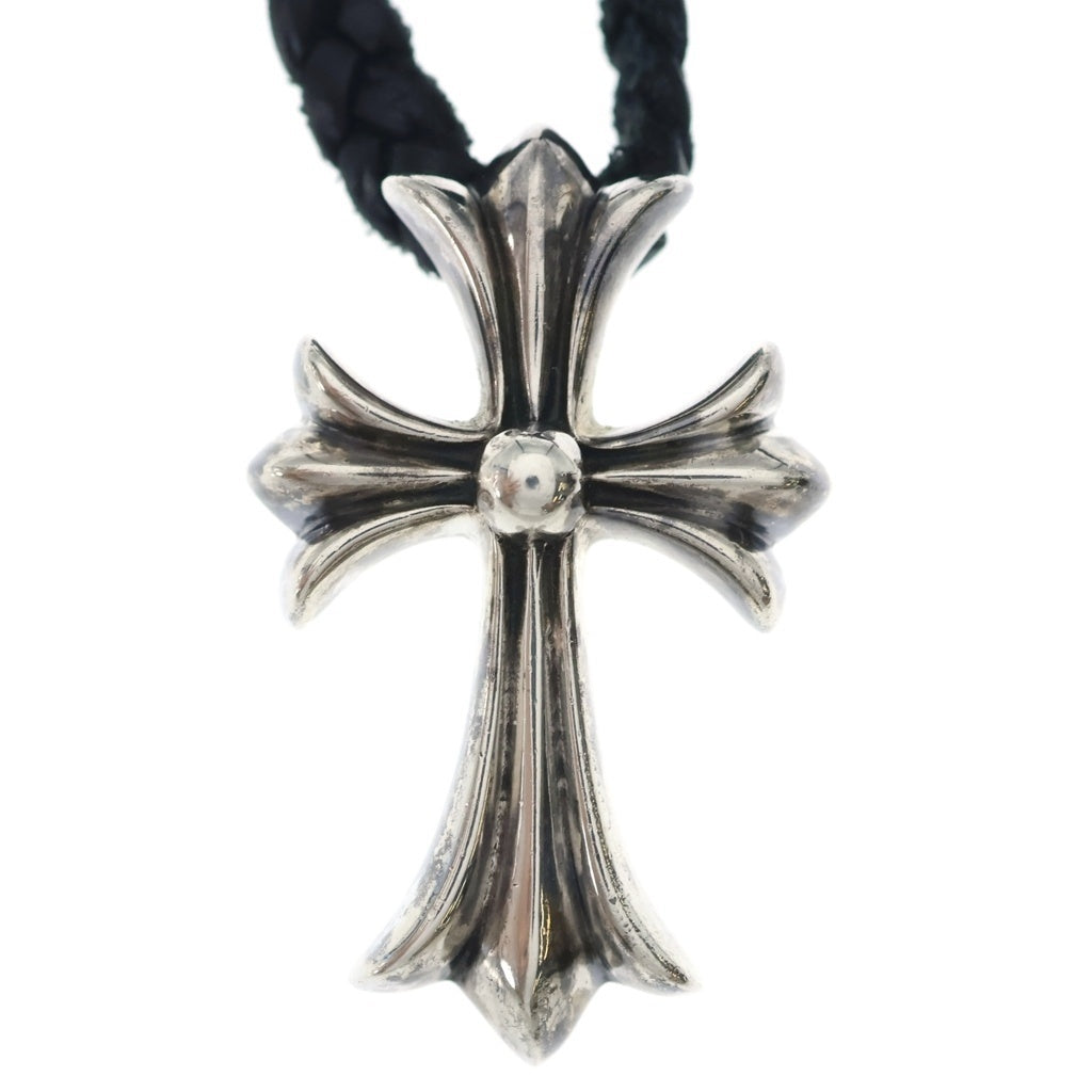 CHROME HEARTS(クロムハーツ) CH CRS SMLスモールCHクロス BC ボロチップブレイド ネックレス シルバー BCA220