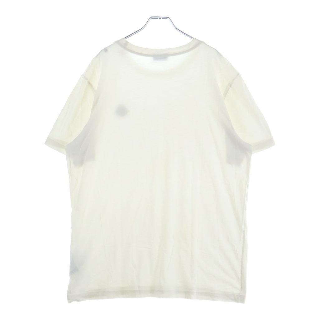 MONCLER(モンクレール) ロゴワッペン 綿 半袖Tシャツ ホワイト #XL K20918C00032 89AYW