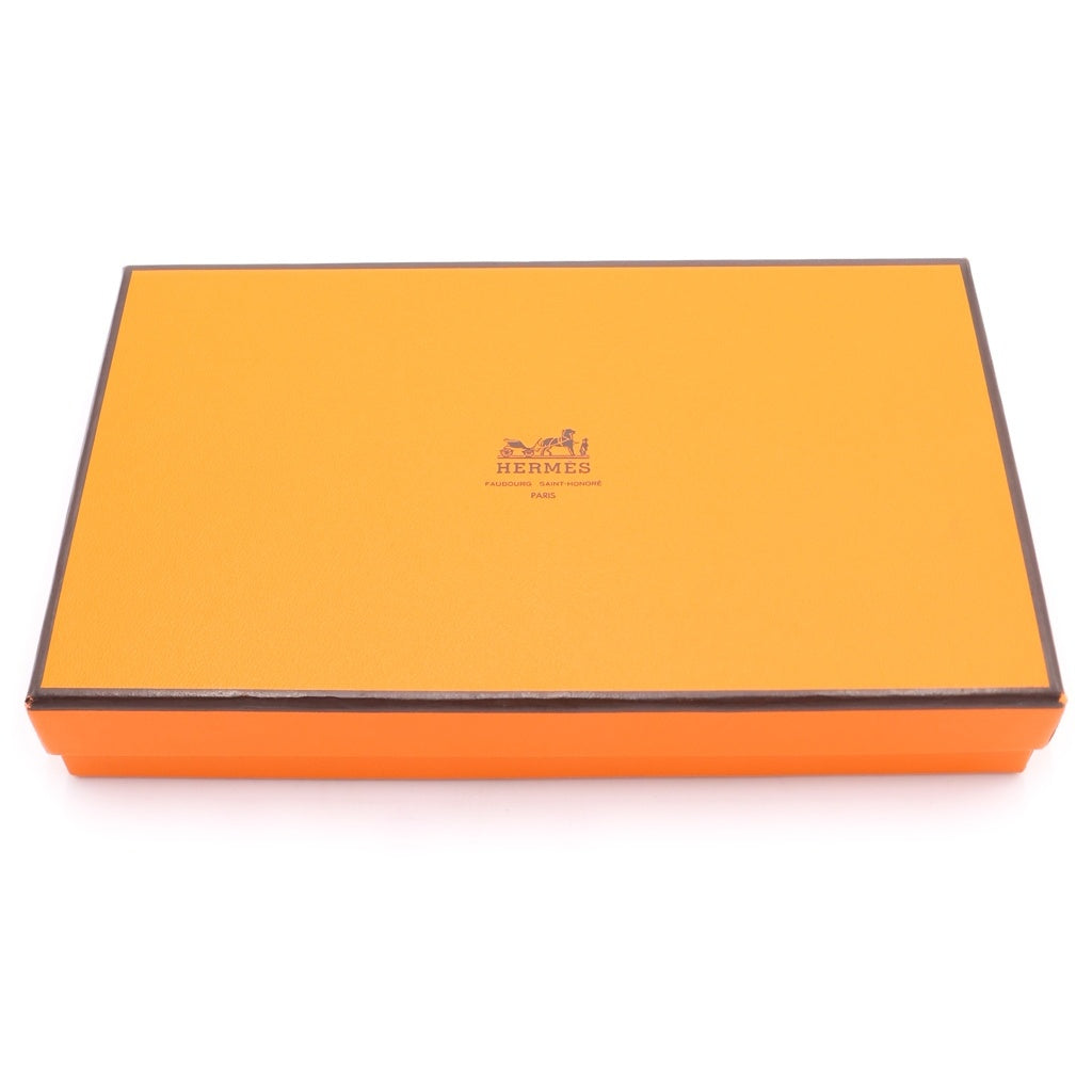 HERMES(エルメス) ベアンスフレ エトゥープ ブルージーン SV金具 □K刻印 箱 レディース