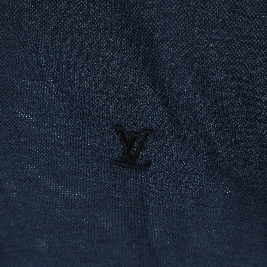 LOUIS VUITTON(ルイヴィトン) LVロゴ刺繍 半袖ポロシャツ ネイビー RM152Q H1JR32JEA