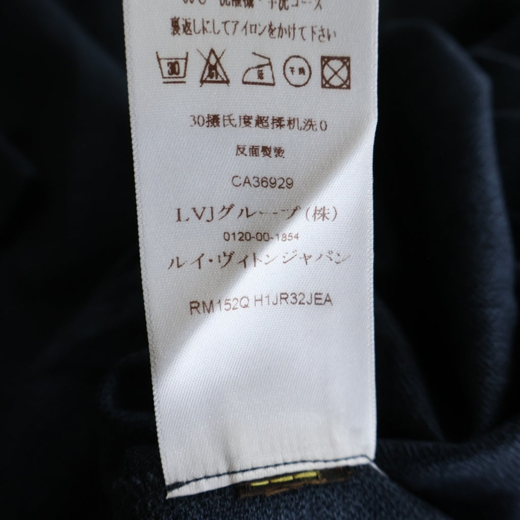 LOUIS VUITTON(ルイヴィトン) LVロゴ刺繍 半袖ポロシャツ ネイビー RM152Q H1JR32JEA