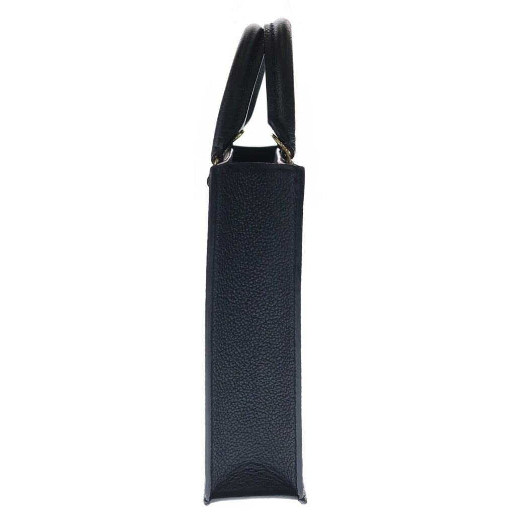 LOUIS VUITTON(ルイヴィトン) モノグラム アンプラント プティット サックプラ レザー 2WAY ハンド ショルダーバッグ ゴールド金具 ブラック M80478 レディース