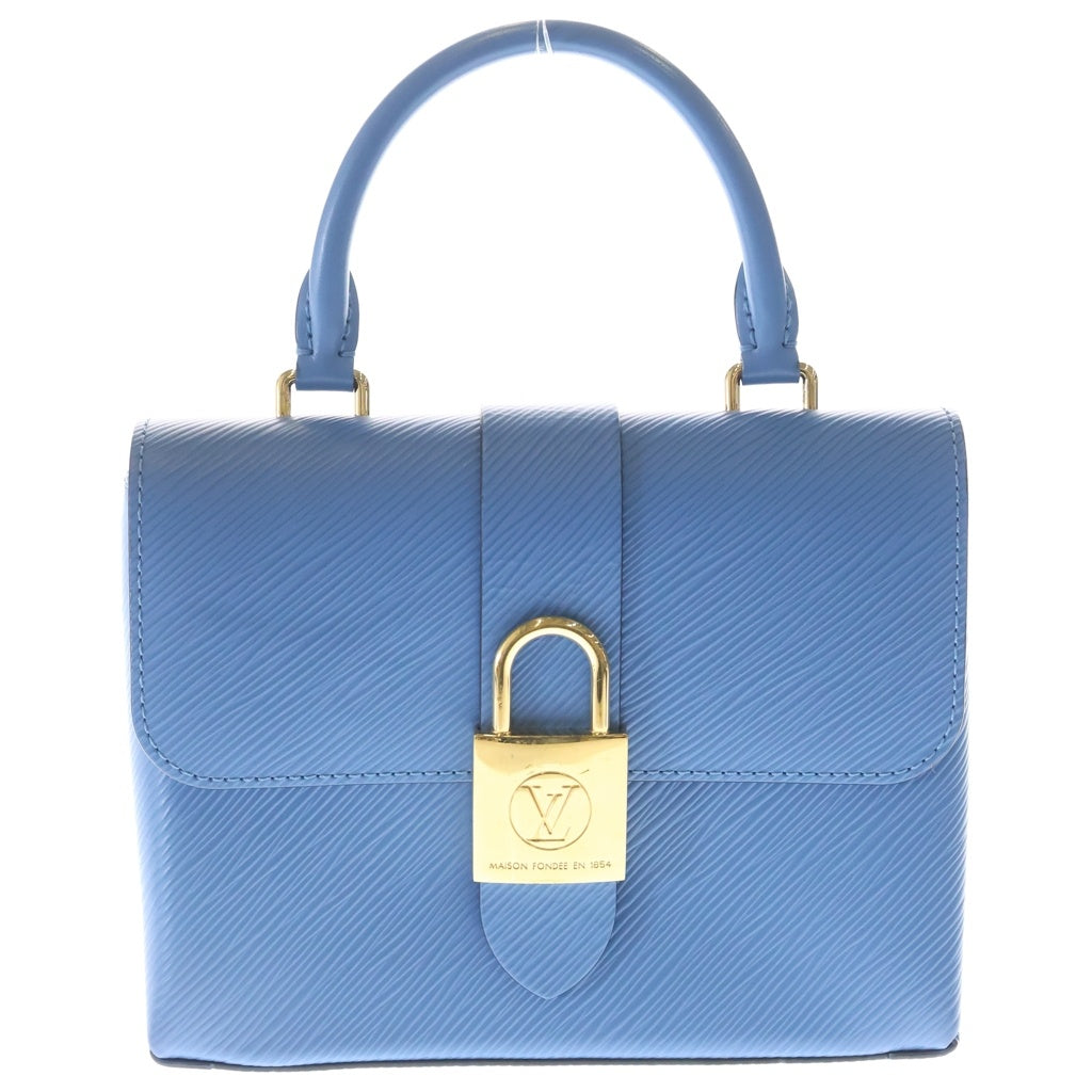 LOUIS VUITTON(ルイヴィトン) エピ ロッキーBB レザー 2WAY ハンドバッグ ショルダーバッグ M53159 ICタイプ ブルー レディース