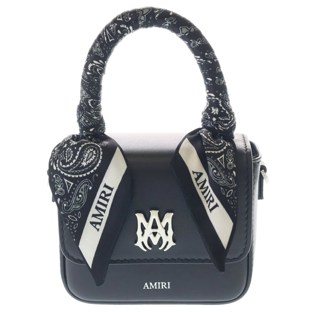 AMIRI(アミリ) マイクロMA ショルダーバッグ ミニバッグ ブラック バンダナスカーフ AWBGTH1007-001 レディース