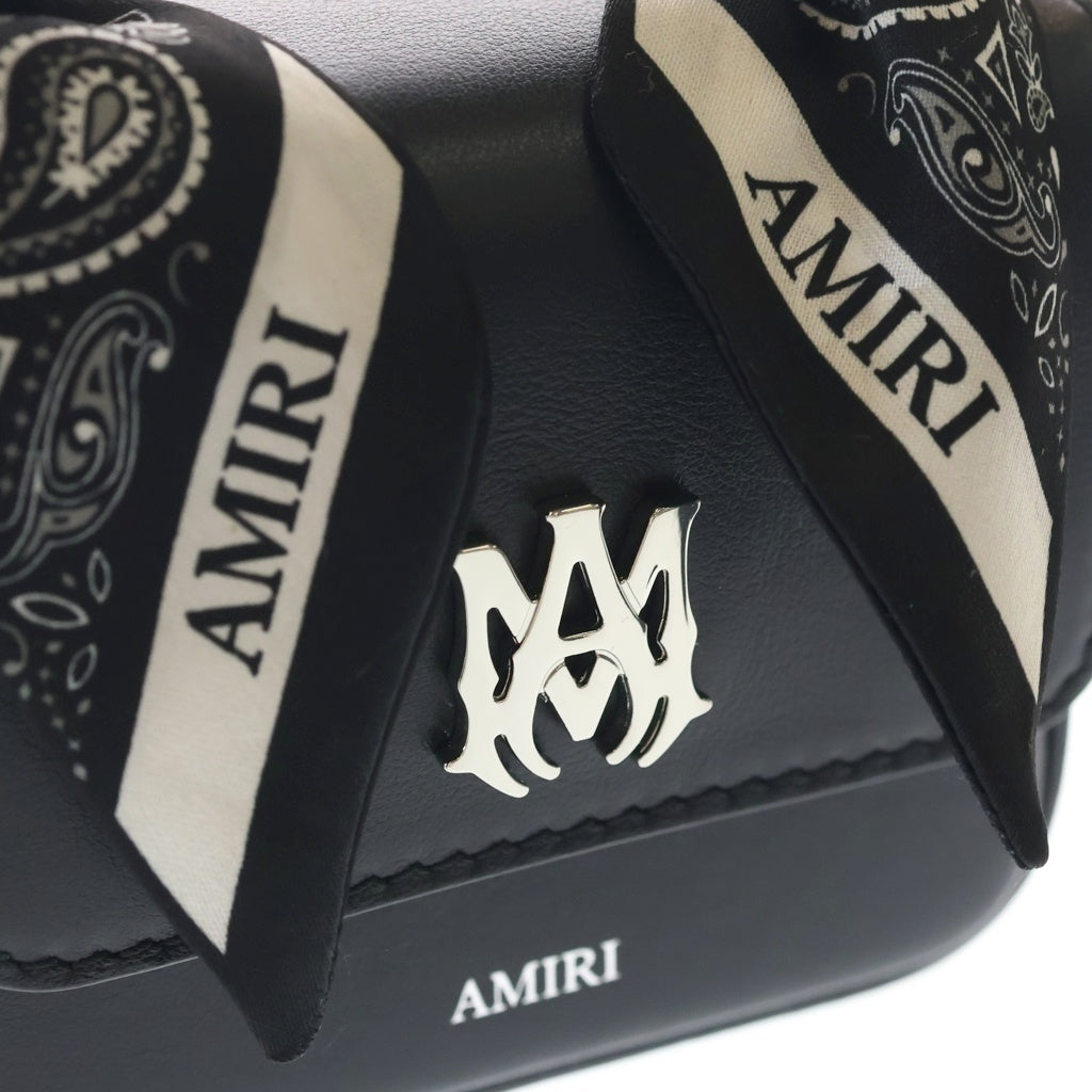 AMIRI(アミリ) マイクロMA ショルダーバッグ ミニバッグ ブラック バンダナスカーフ AWBGTH1007-001 レディース