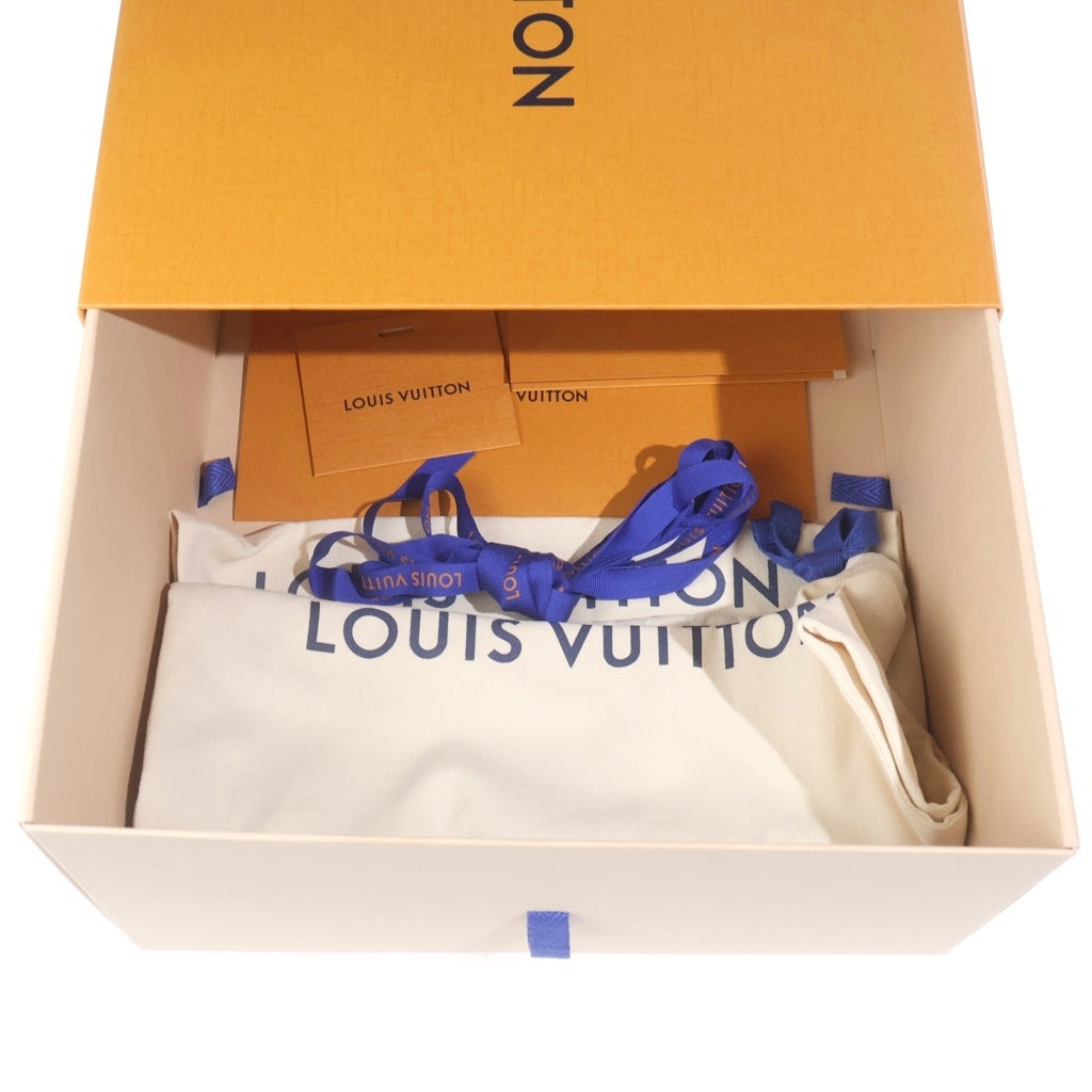 LOUIS VUITTON(ルイヴィトン) LVチェッカー・ライン ダービーレザーシューズ ブラック #8 SH1203