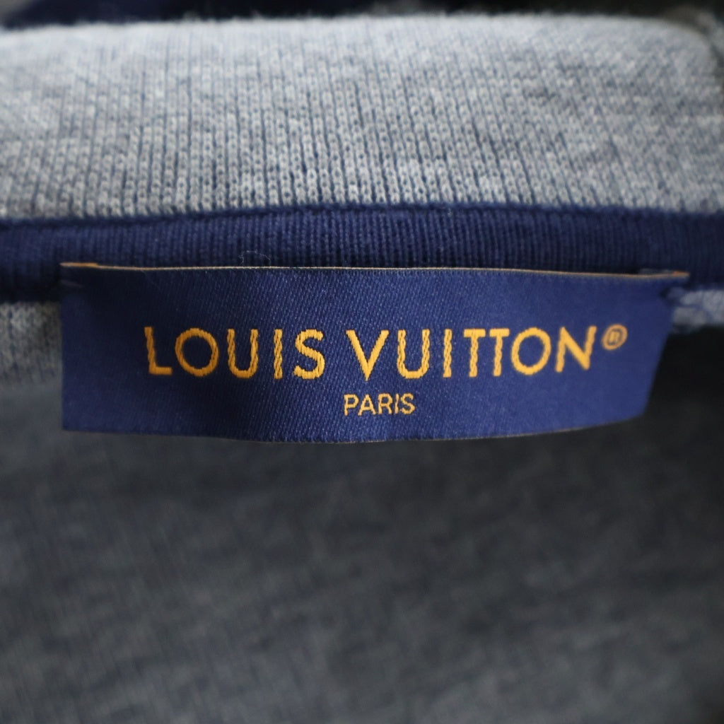 LOUIS VUITTON(ルイヴィトン) LVロゴ ジップパーカー フーディー ネイビー #S RM261MM AUR HRN89W