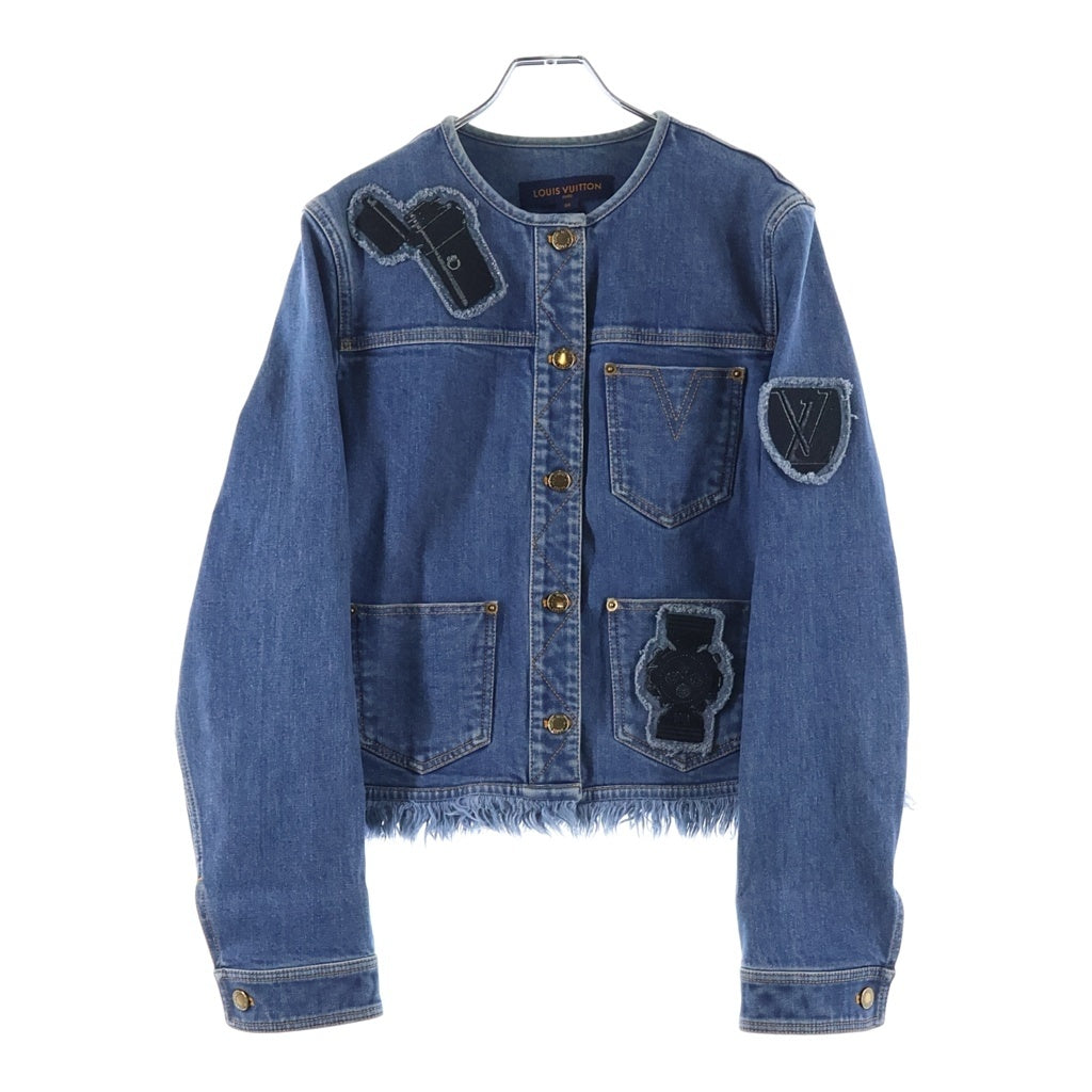 LOUIS VUITTON(ルイヴィトン) デニムジャケット インディゴブルー #44 RW192W DHM FHVB07 レディース