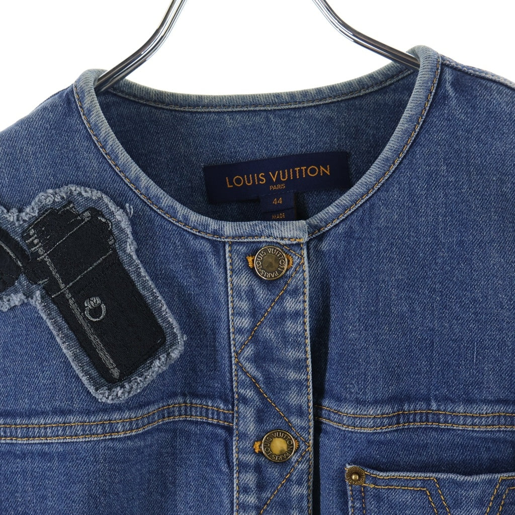 LOUIS VUITTON(ルイヴィトン) デニムジャケット インディゴブルー #44 RW192W DHM FHVB07 レディース