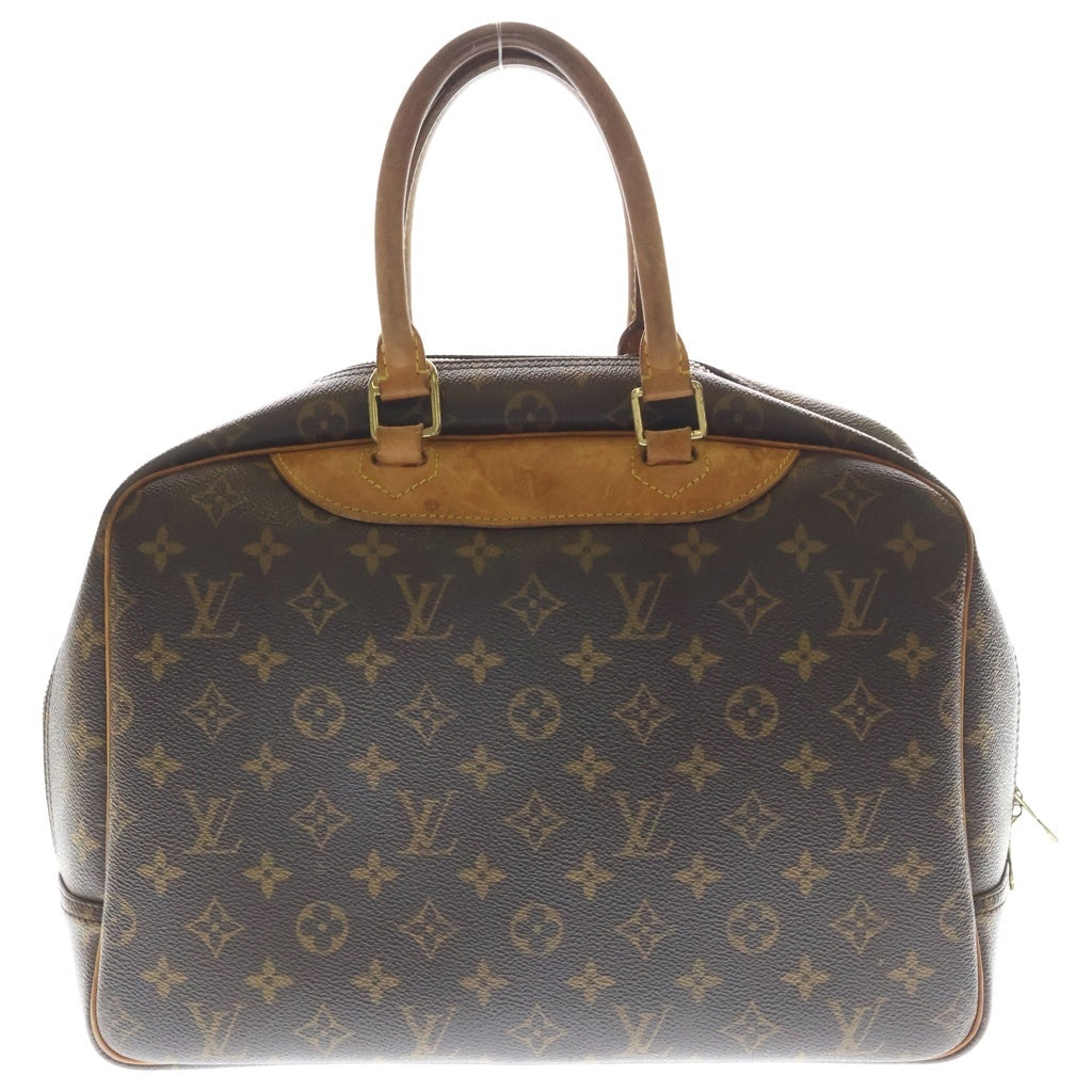 LOUIS VUITTON(ルイヴィトン) モノグラム ドーヴィル PVC レザー ハンドバッグ ブラウン M47270 レディース