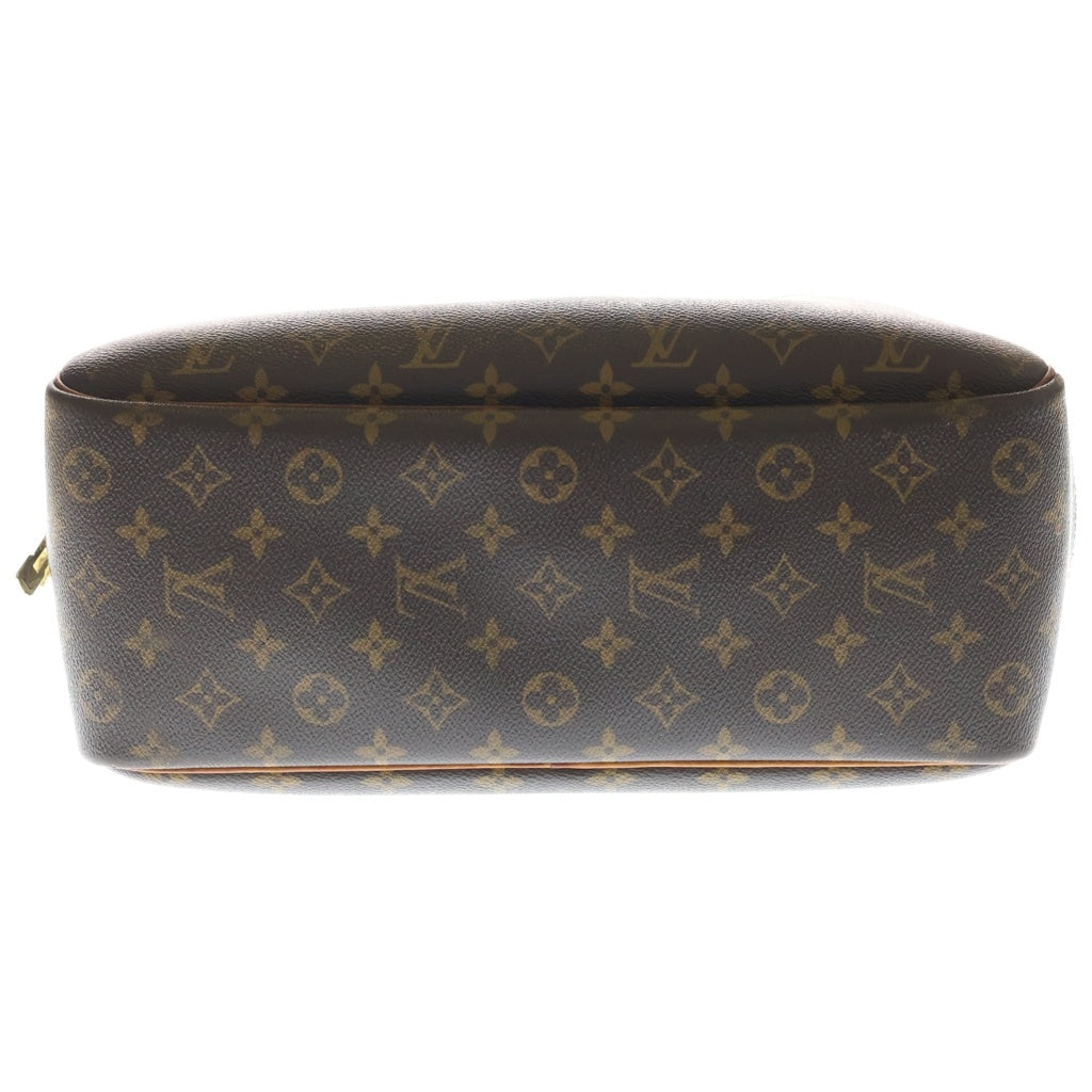 LOUIS VUITTON(ルイヴィトン) モノグラム ドーヴィル PVC レザー ハンドバッグ ブラウン M47270 レディース