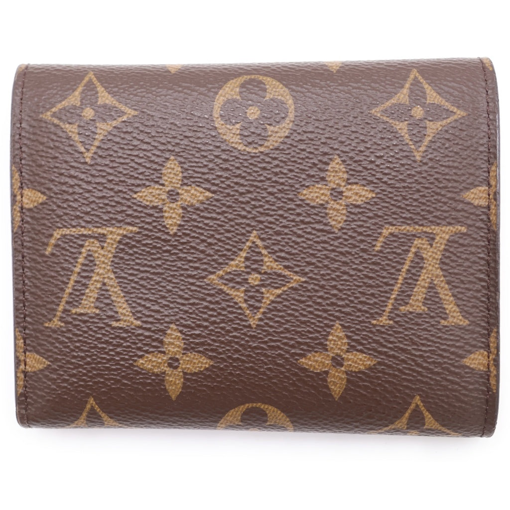 LOUIS VUITTON(ルイヴィトン) モノグラム ポルトフォイユヴィクトリーヌ ローズバレリーヌ 三つ折り財布 M62360 レディース