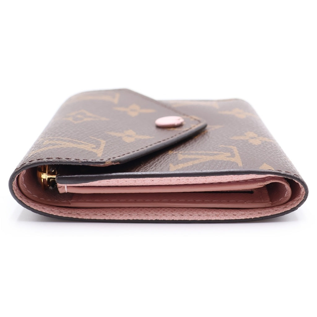 LOUIS VUITTON(ルイヴィトン) モノグラム ポルトフォイユヴィクトリーヌ ローズバレリーヌ 三つ折り財布 M62360 レディース