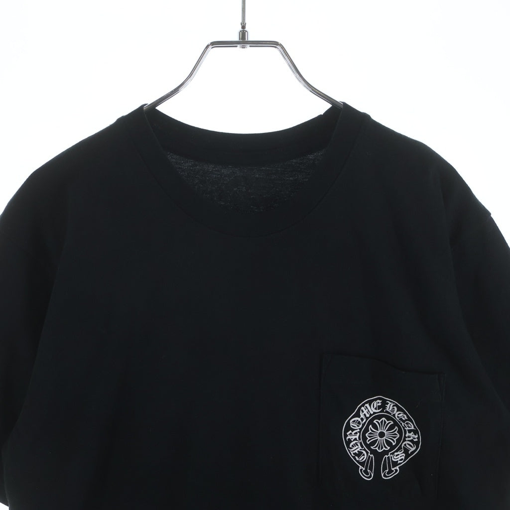 CHROME HEARTS(クロムハーツ) ホースシュー HORSE SHOE プリント Tシャツ Mサイズ ブラック 408129111