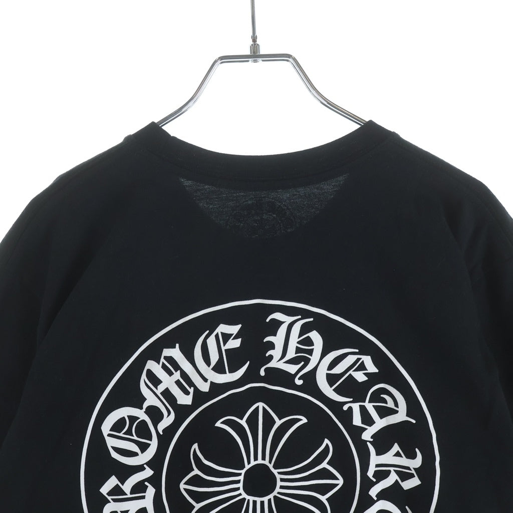 CHROME HEARTS(クロムハーツ) ホースシュー HORSE SHOE プリント Tシャツ Mサイズ ブラック 408129111