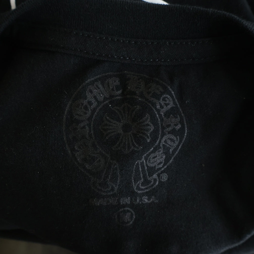 CHROME HEARTS(クロムハーツ) ホースシュー HORSE SHOE プリント Tシャツ Mサイズ ブラック 408129111
