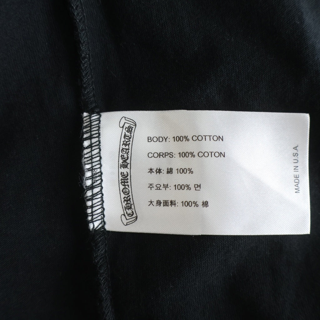 CHROME HEARTS(クロムハーツ) ホースシュー HORSE SHOE プリント Tシャツ Mサイズ ブラック 408129111
