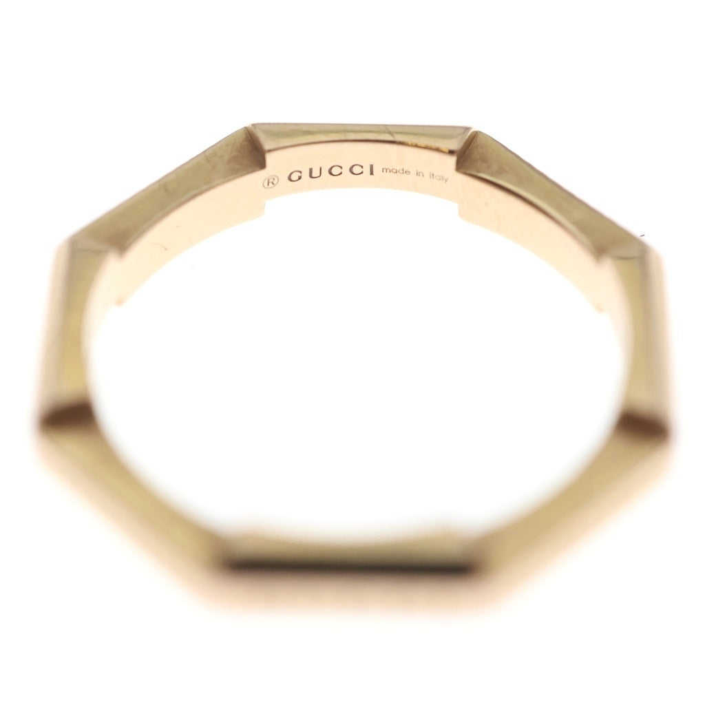 GUCCI(グッチ) リンクトゥラブ ミラーリング ピンクゴールド K18PG #10 662194 J8500 8000 レディース