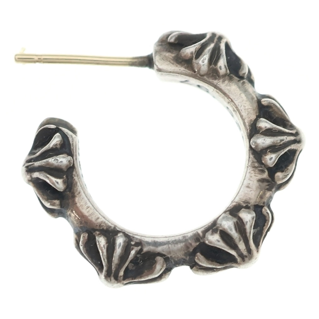 CHROME HEARTS(クロムハーツ) クロスバンド フープ ピアス シルバー