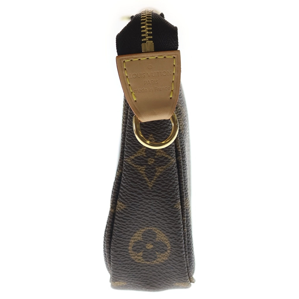 LOUIS VUITTON(ルイヴィトン) モノグラム ポシェットアクセソワール PVC レザー ハンドバッグ ポーチ ブラウン M51980 レディース