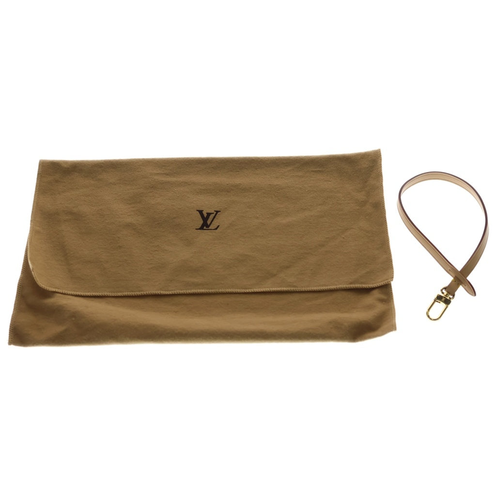 LOUIS VUITTON(ルイヴィトン) モノグラム ポシェットアクセソワール PVC レザー ハンドバッグ ポーチ ブラウン M51980 レディース