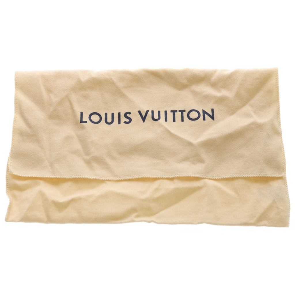 LOUIS VUITTON(ルイヴィトン) モノグラムチェリー ポシェットアクセソワール ミニハンドバッグ ポーチ ブラウン レザー×PVC M95008 ゴールド金具 レディース