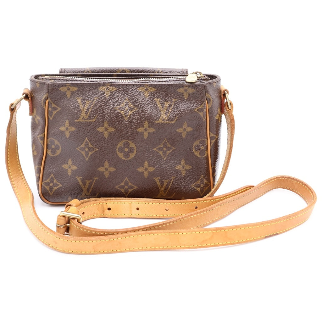 LOUIS VUITTON(ルイヴィトン) モノグラム ヴィバシテPM PVC レザー ショルダーバッグ ブラウン M51165 レディース
