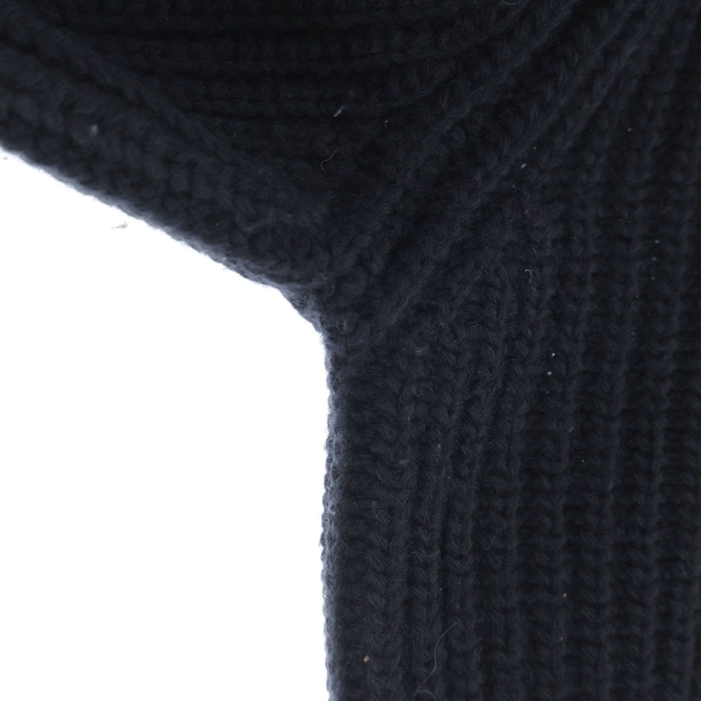 MONCLER(モンクレール) T-NECK ハーフジップウールニット 長袖セーター ブラック G20919A00003