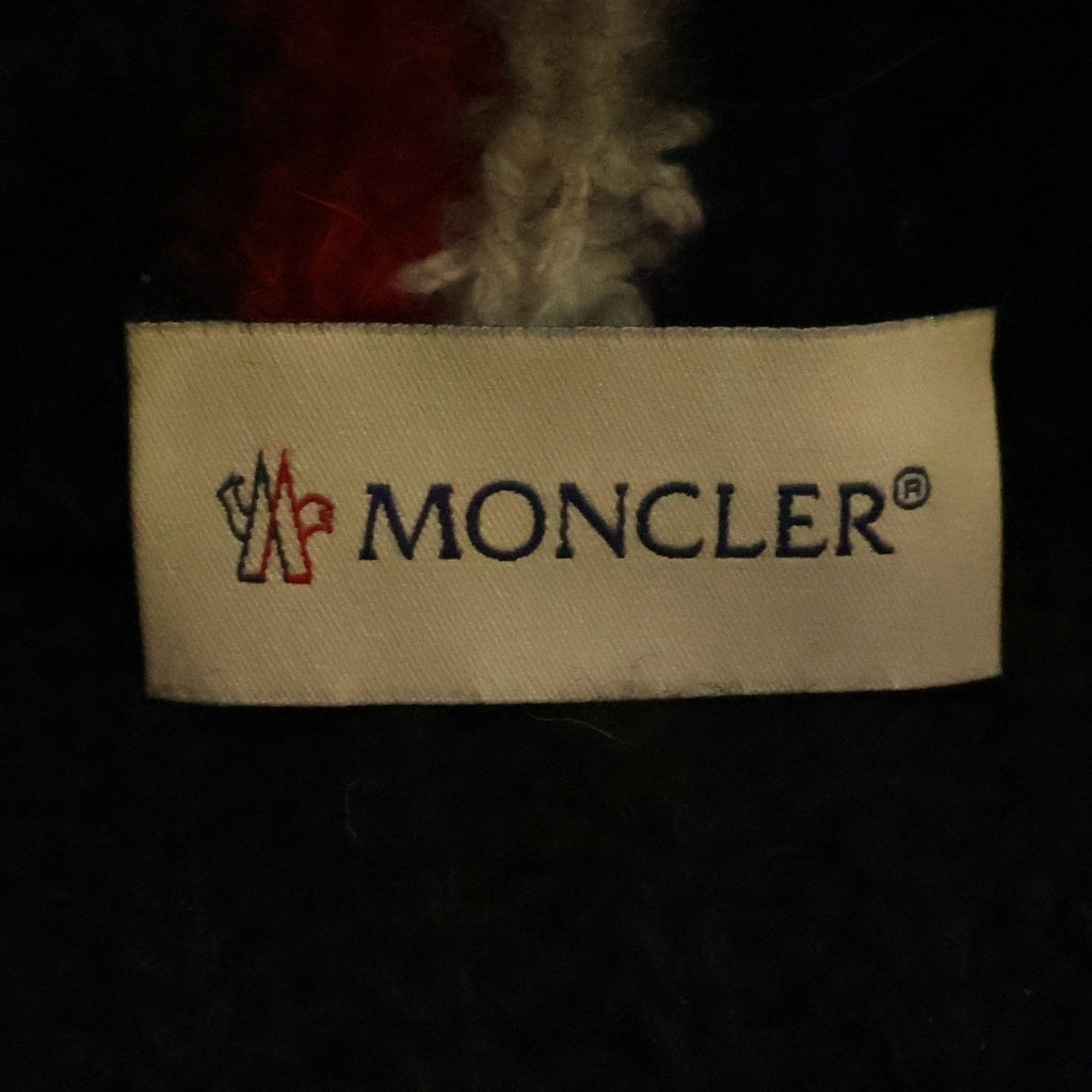 MONCLER(モンクレール) T-NECK ハーフジップウールニット 長袖セーター ブラック G20919A00003