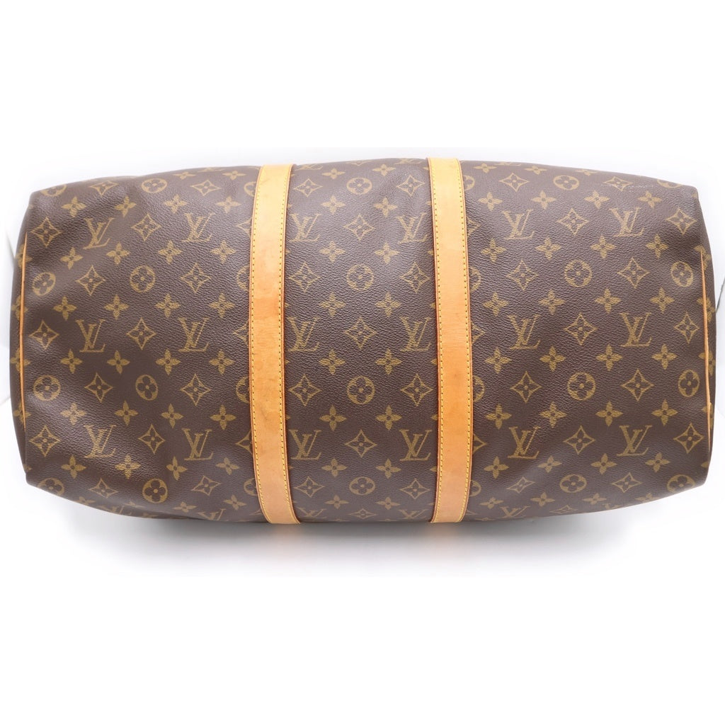 LOUIS VUITTON(ルイヴィトン) モノグラム キーポル50 PVC レザー ハンドバッグ ボストンバッグ ブラウン M41426 レディース