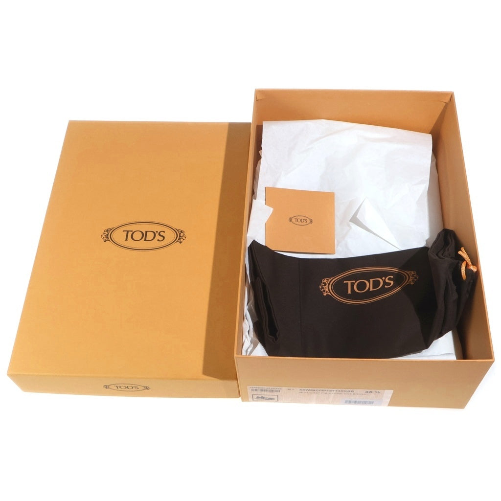 TOD'S(トッズ) Kate ケイト ニット スニーカー スリッポン シューズ #351/2 ブルー レディース