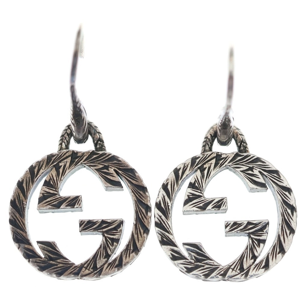 GUCCI(グッチ) GGロゴ アラベスク フックピアス シルバー SV925 レディース