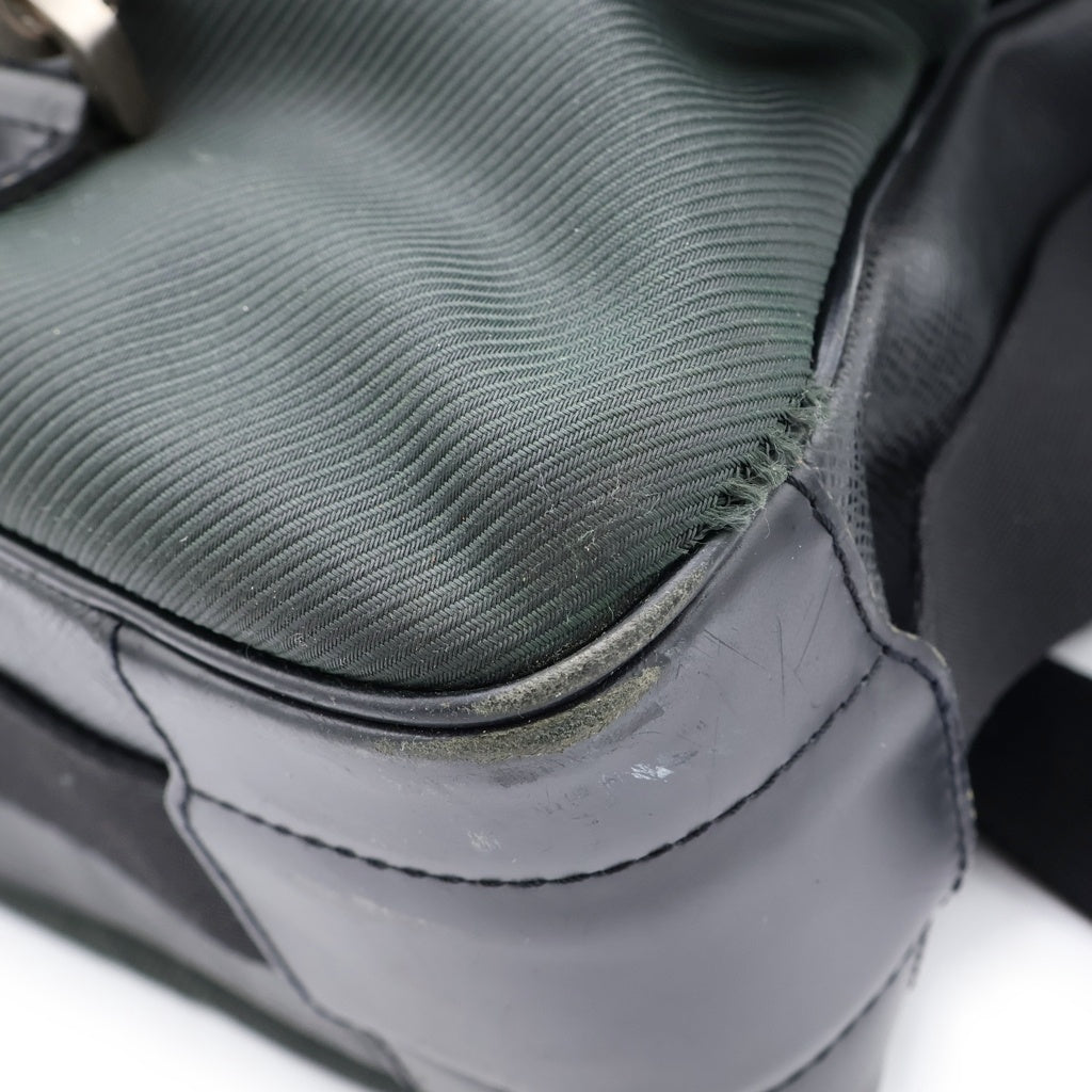 LOUIS VUITTON(ルイヴィトン) タイガ デルスー キャンバス レザー メッセンジャーバッグ ショルダーバッグ エピセア グリーン M30164 レディース
