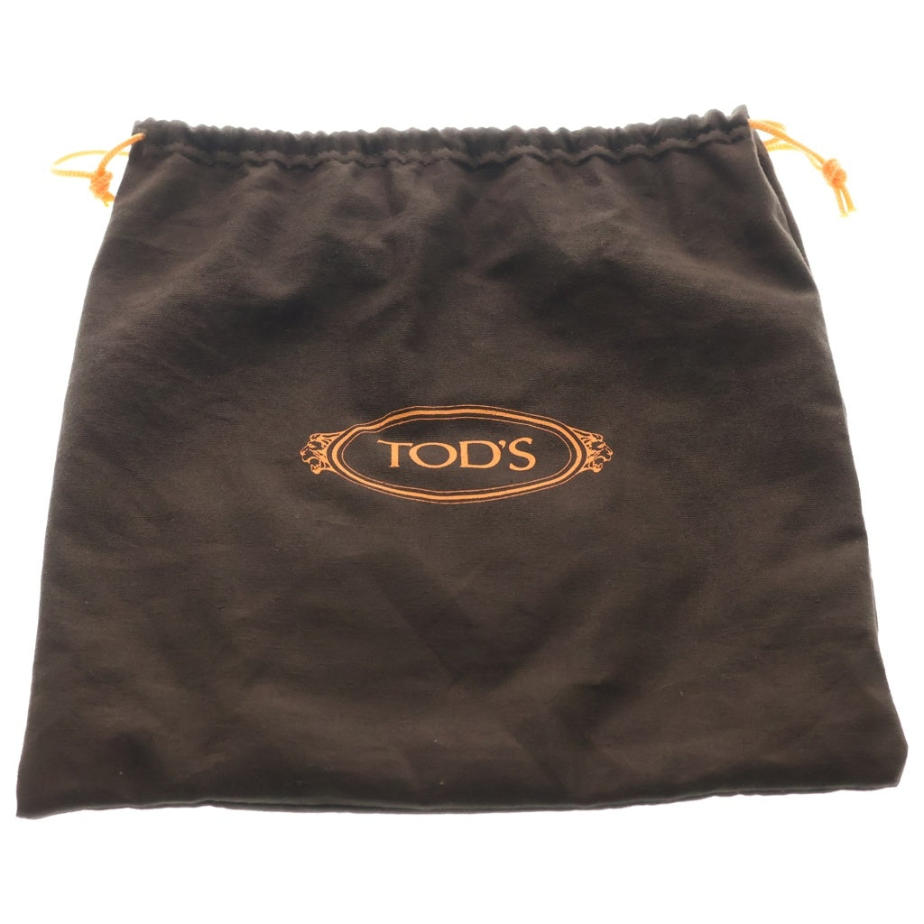 TOD'S(トッズ) Tタイムレス マイクロ ショルダー バケットバック シルバー金具 レザー シャンパンゴールド レディース