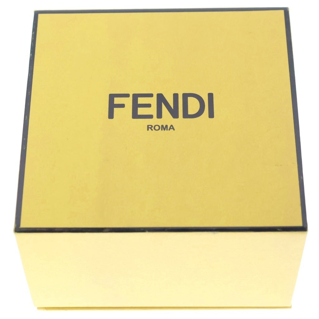 FENDI(フェンディ) FOREVER 8AK337 フォーエバー FFロゴ ラインストーン チェーンネックレス シルバー レディース