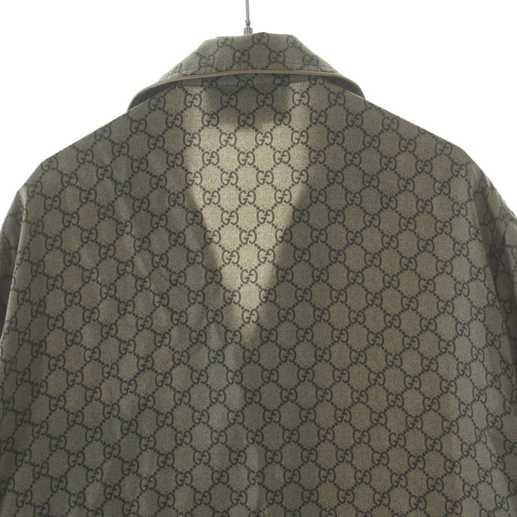 GUCCI(グッチ) パジャマセットアップ【上】 パジャマシャツ GG柄 ベージュ #46 773651 レディース