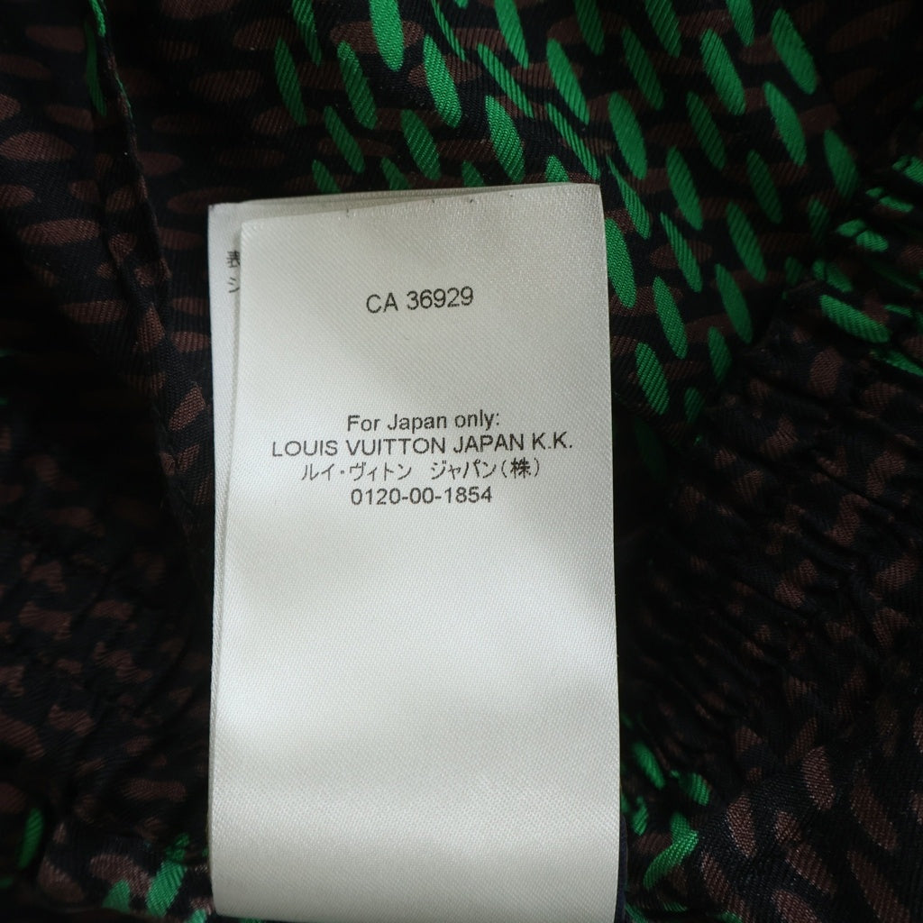 LOUIS VUITTON(ルイヴィトン) セットアップ【下】 半ズボン ダミエ ハーフパンツ グリーン×ブラウン #44 RM241FYQHQP74W レディース