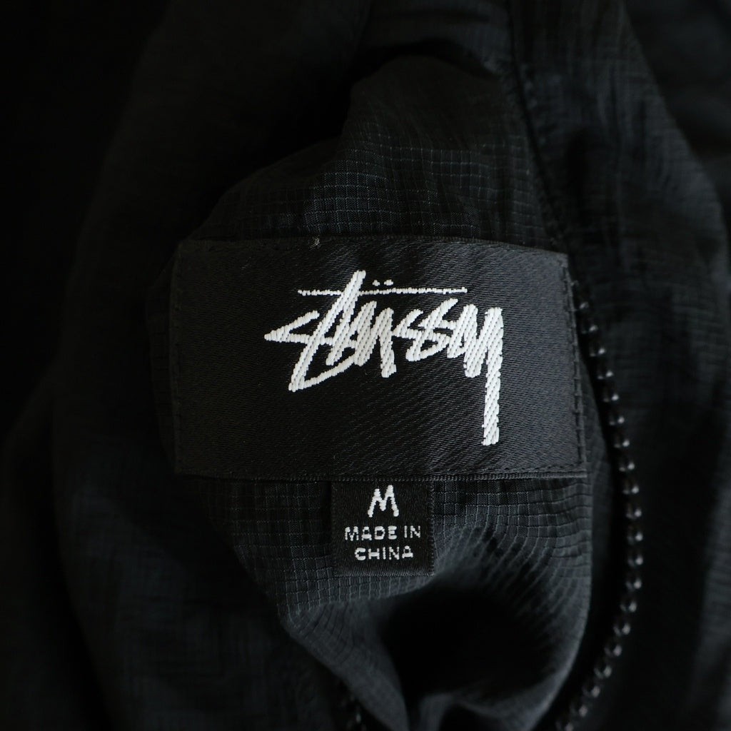 STUSSY(ステューシー) 26SS LAYERED MESH REVERSIBLE JACKET メッシュリバーシブル ジャケット パーカー フーディー ナイロン ジップアップ ブラック 115933