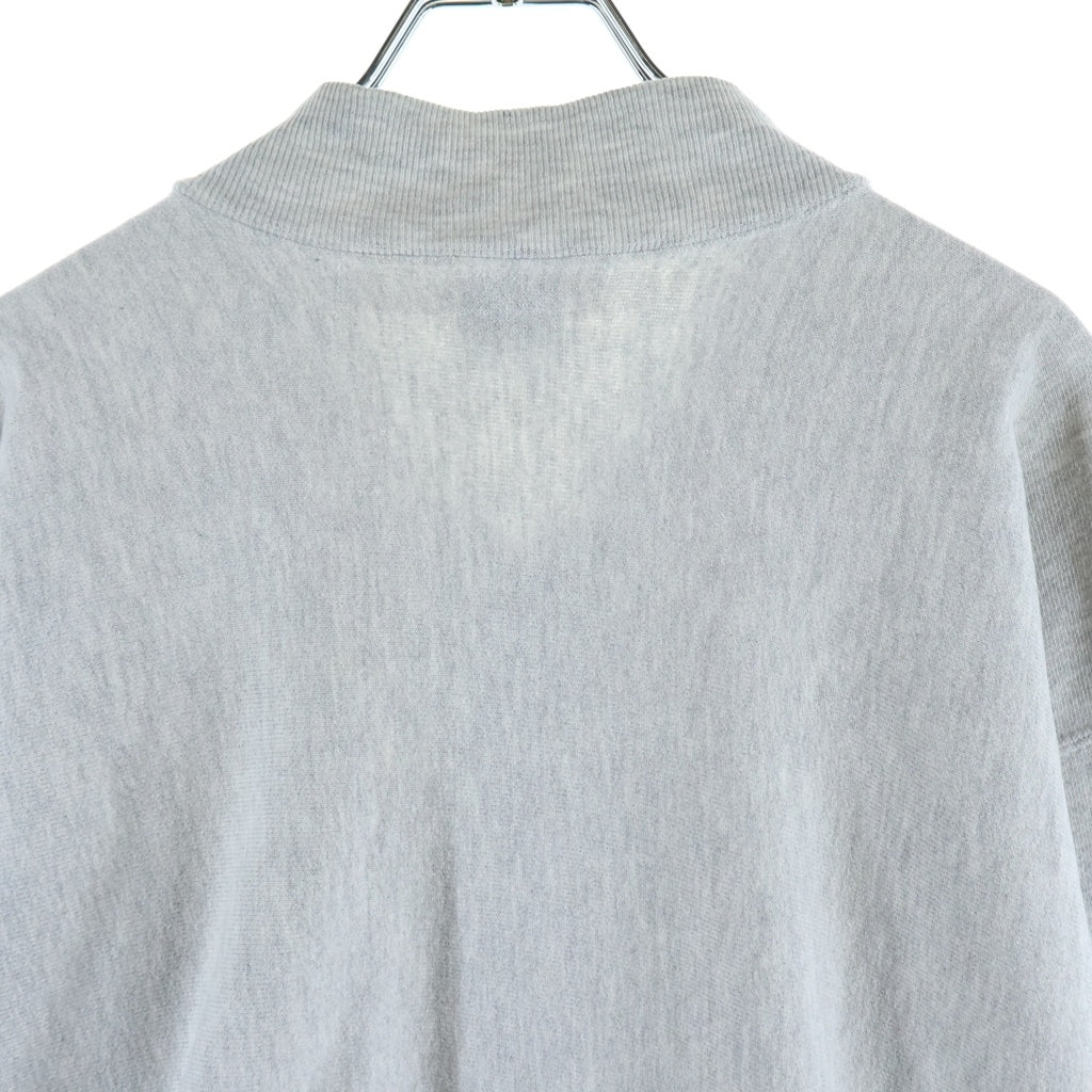 CHAMPION(チャンピオン) 90s リバースウィーブ スナップボタン ジャケット コットン ポリエステル レーヨン USA製 刺繍タグ グレー
