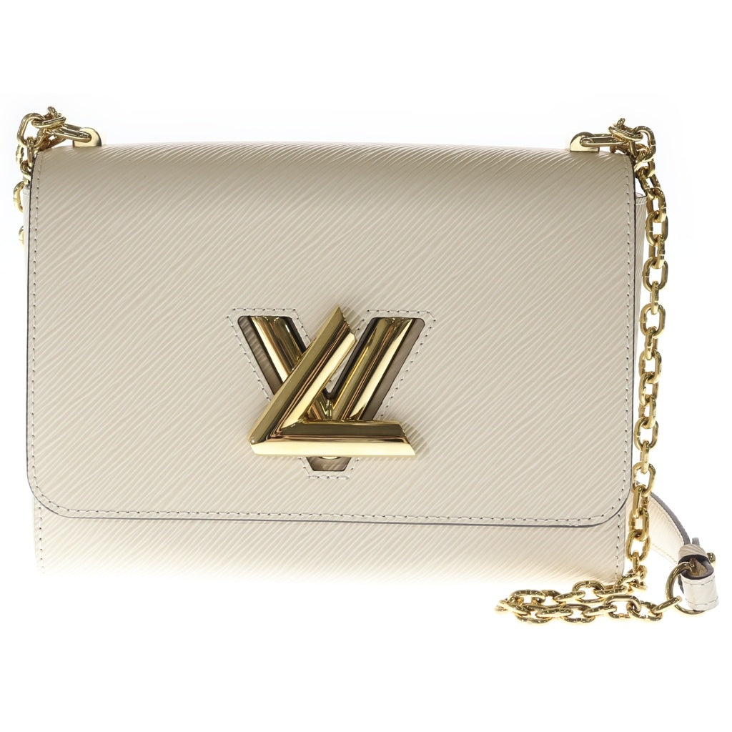 LOUIS VUITTON(ルイヴィトン) エピ ツイストMM チェーンショルダーバッグ ミラー クオーツ ゴールド金具 アイボリー M21116 RFID レディース